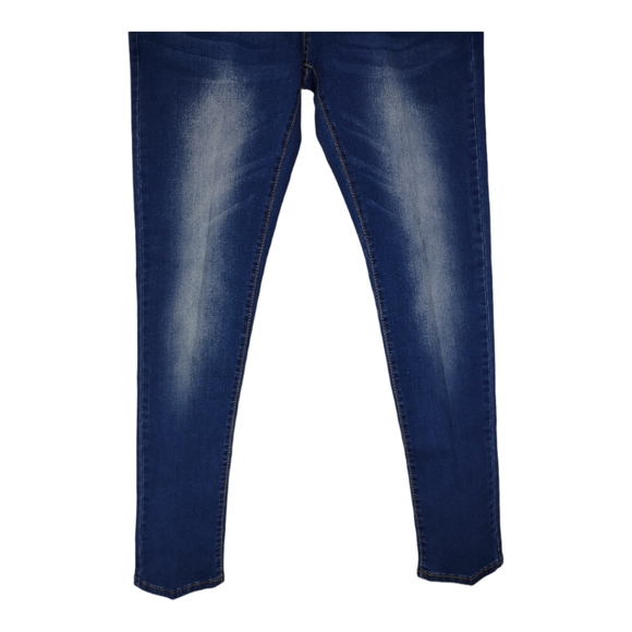 M.SOCIETY SLIM FIT JEAN INDIGO Size 32 x 30 Pressed Stretched Skinny - Picture 9 of 13